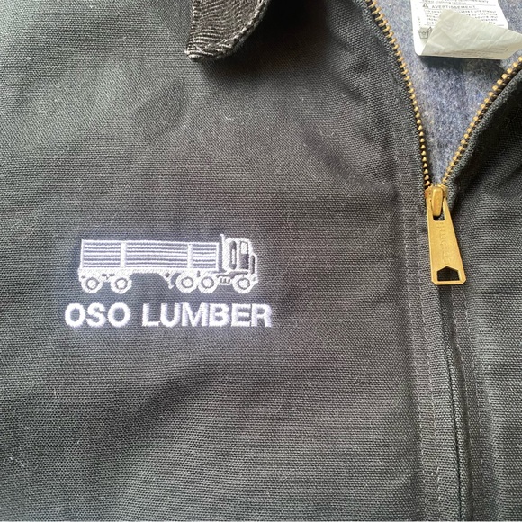 Vintage Carhartt Detroit Jacket Blanket Lined Men’s Size (46 Tall) J01 BLK Black - Picture 10 of 12